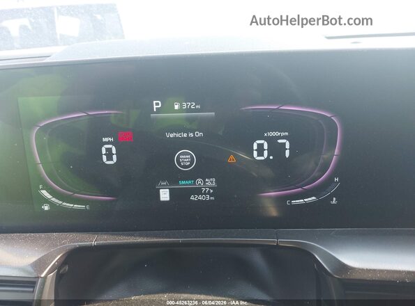 5XYP6DGC6RG562173 2024 KIA TELLURIDE Gray Rear seats view