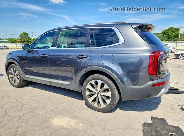 5XYP6DHC0MG124966 2021 KIA TELLURIDE Gray Rear left