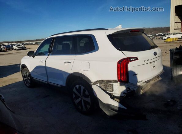 5XYP6DHC0MG154596 2021 KIA TELLURIDE White Trasero izquierdo