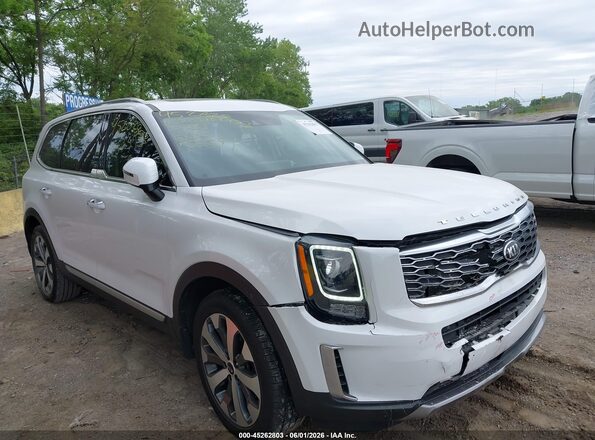 5XYP6DHC2MG152591 2021 KIA TELLURIDE White Вид спереду
