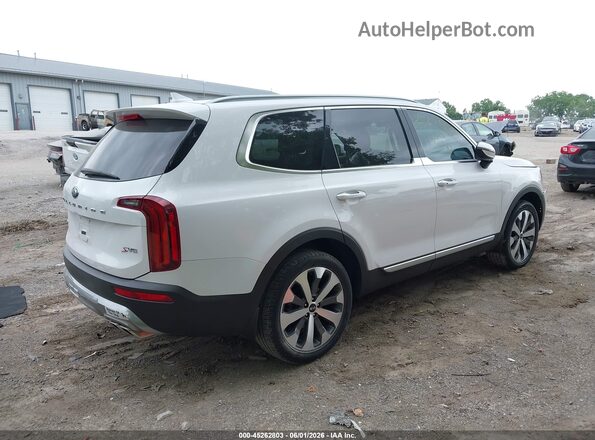 5XYP6DHC2MG152591 2021 KIA TELLURIDE White Задня права чверть