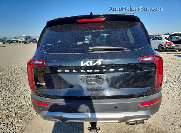 5XYP6DHC5NG199762 2022 KIA TELLURIDE Black Вид ззаду