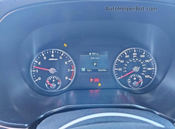 5XYP6DHC5NG199762 2022 KIA TELLURIDE Black Вид щитка приладів