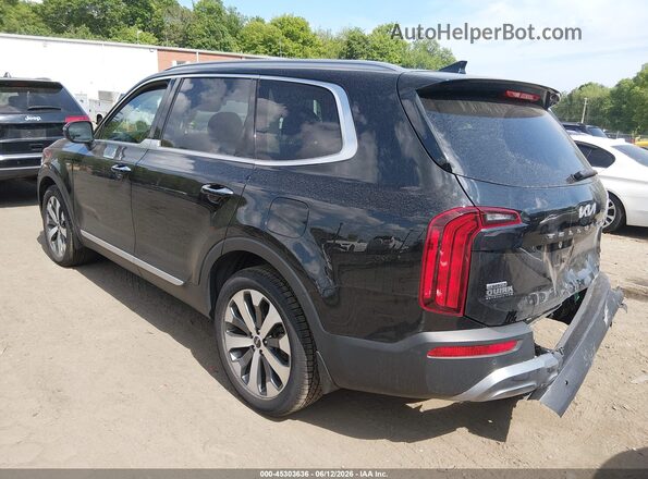 5XYP6DHC5NG258969 2022 KIA TELLURIDE Black Задня ліва чверть