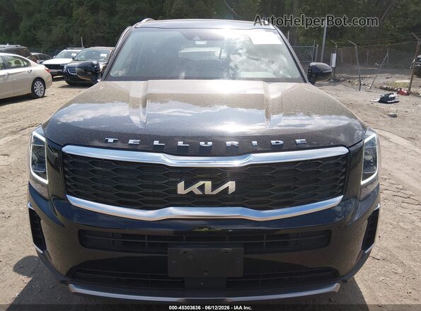 5XYP6DHC5NG258969 2022 KIA TELLURIDE Black Вид щитка приладів
