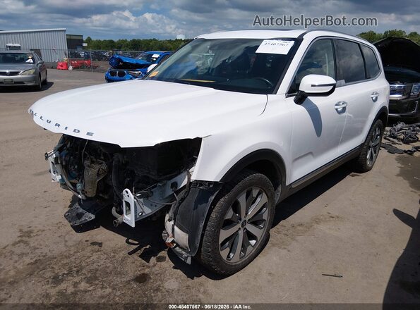 5XYP6DHC5NG294208 2022 KIA TELLURIDE Белый Передняя левая четверть