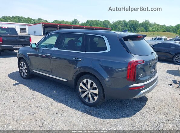 5XYP6DHC7LG035443 2020 KIA TELLURIDE Gray Trasero izquierdo