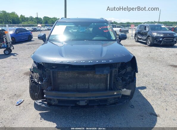 5XYP6DHC7LG035443 2020 KIA TELLURIDE Gray Vista interior trasera