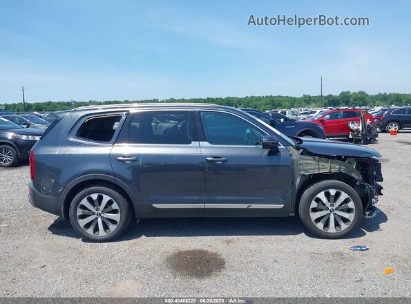 5XYP6DHC7LG035443 2020 KIA TELLURIDE Gray Vista interior de 360 grados