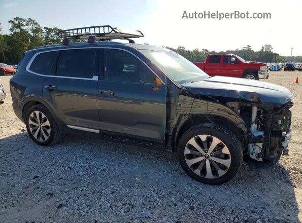 5XYP6DHC8LG065468 2020 KIA TELLURIDE Gray Delantero derecho