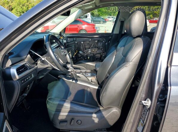 5XYP6DHC8LG065468 2020 KIA TELLURIDE Gray Vista interior delantera