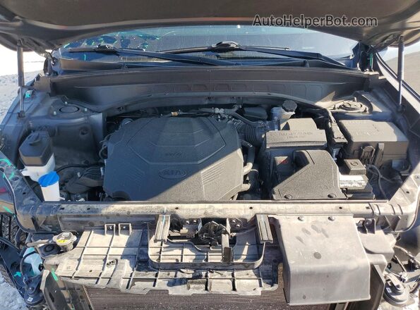 5XYP6DHC8LG065468 2020 KIA TELLURIDE Gray Vista del compartimento del motor
