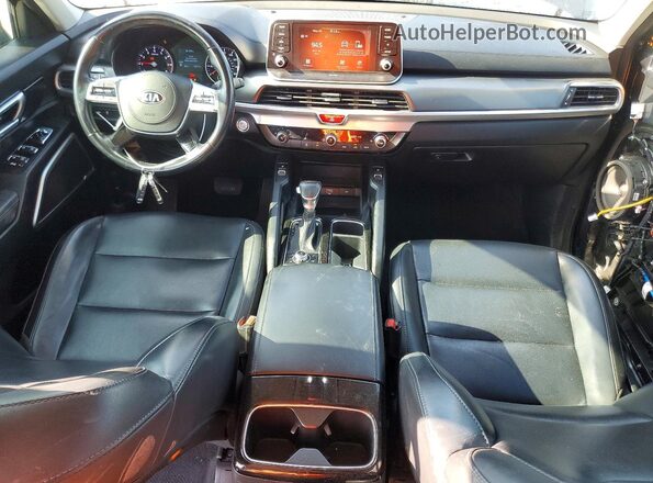 5XYP6DHC8LG065468 2020 KIA TELLURIDE Gray Vista del salpicadero