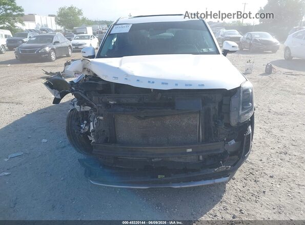 5XYP6DHC8MG158167 2021 KIA TELLURIDE White Առջևի վահանակի տեսք