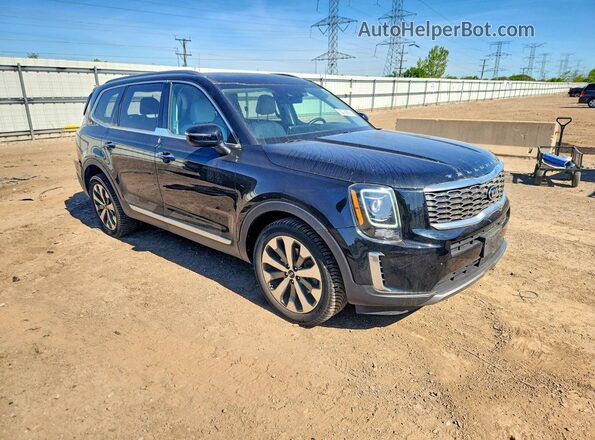 5XYP6DHC9LG071084 2020 KIA TELLURIDE Black Front right