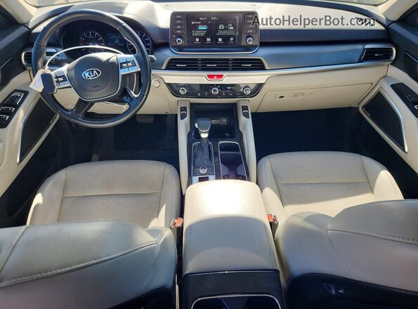5XYP6DHC9LG071084 2020 KIA TELLURIDE Black Dashboard view