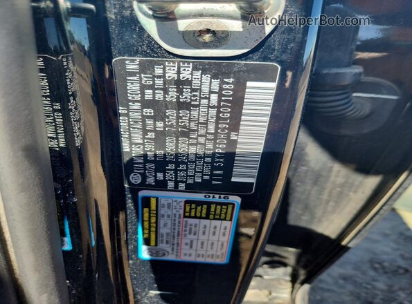 5XYP6DHC9LG071084 2020 KIA TELLURIDE Black Engine compartment view