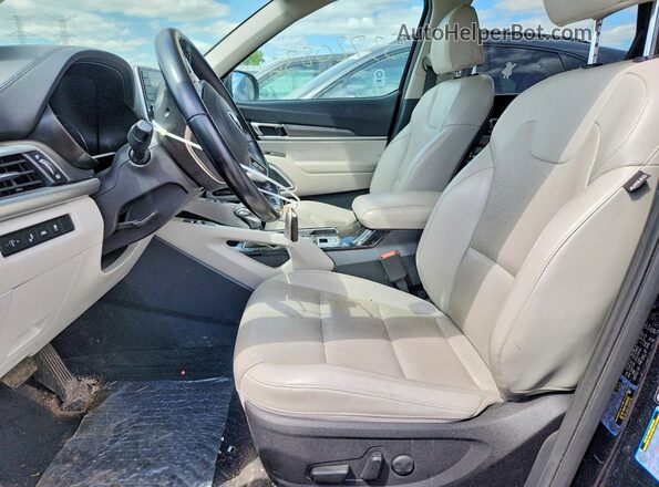 5XYP6DHC9LG071084 2020 KIA TELLURIDE Black Front interior view