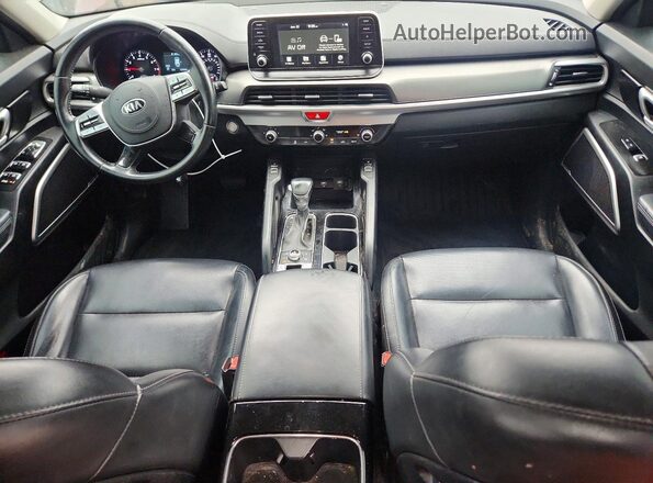 5XYP6DHCXLG018328 2020 KIA TELLURIDE Burgundy Dashboard view