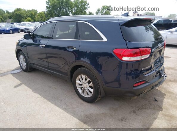 5XYPG4A31GG079600 2016 KIA SORENTO Синий Задняя левая четверть