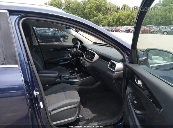 5XYPG4A31GG079600 2016 KIA SORENTO Синий Вид салона спереди