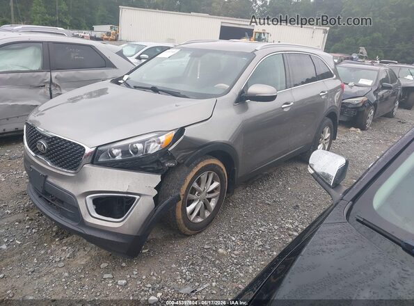 5XYPG4A32HG207229 2017 KIA SORENTO Gray Передня ліва чверть