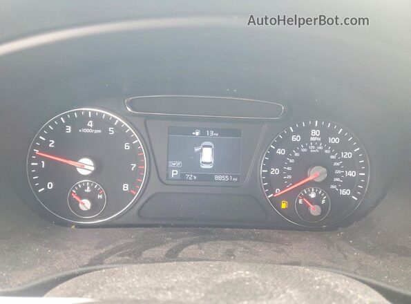 5XYPG4A32LG688317 2020 KIA SORENTO Blue Widok zestawu wskaźników