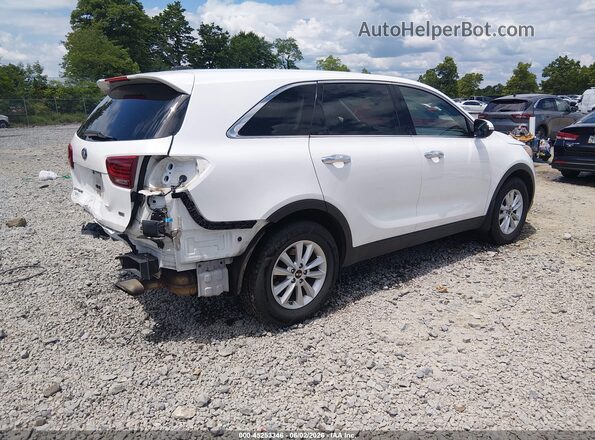5XYPG4A34KG454145 2019 KIA SORENTO White უკანა მარჯვენა