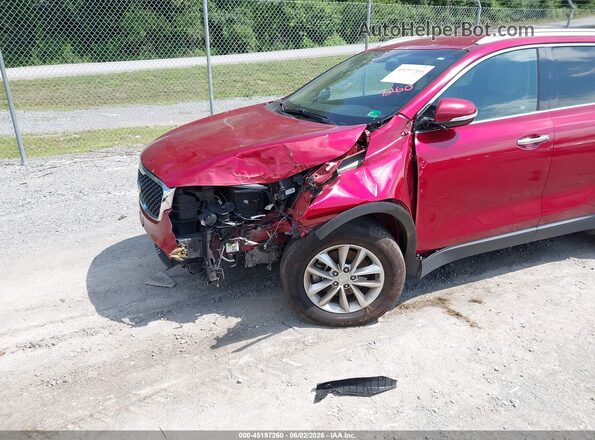 5XYPG4A35HG192001 2017 KIA SORENTO Burgundy წინა ხედი