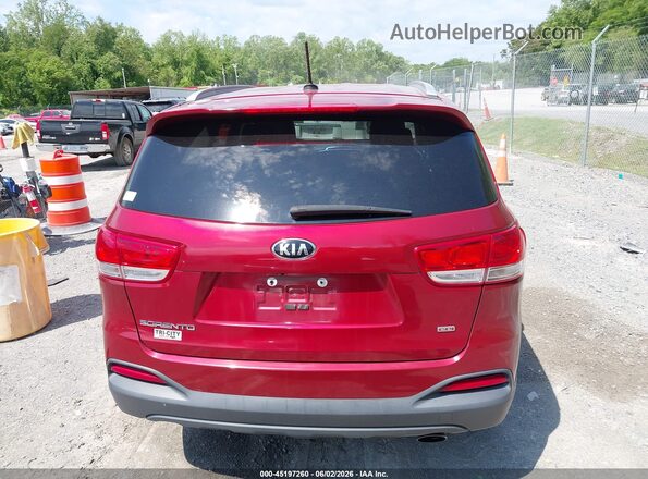 5XYPG4A35HG192001 2017 KIA SORENTO Burgundy 