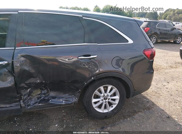5XYPG4A35KG522792 2019 KIA SORENTO Gray წინა ხედი