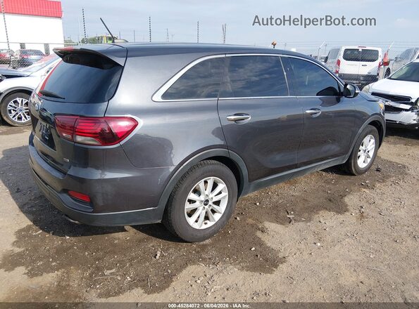 5XYPG4A35KG522792 2019 KIA SORENTO Gray უკანა მარჯვენა
