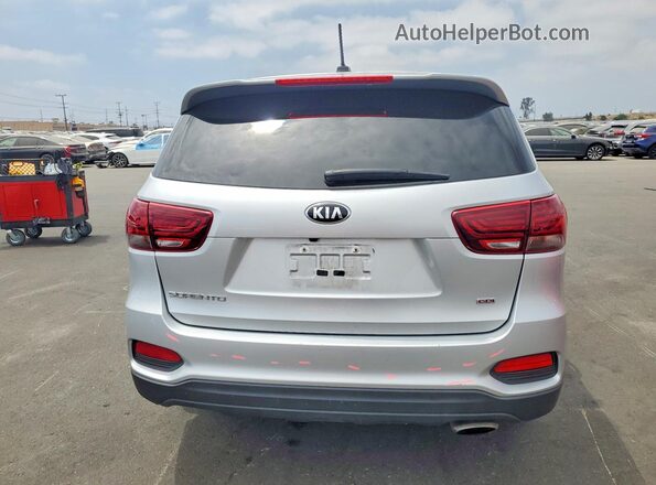 5XYPG4A35KG572303 2019 KIA SORENTO Silver 
