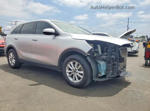 5XYPG4A35KG572303 2019 KIA SORENTO Silver 