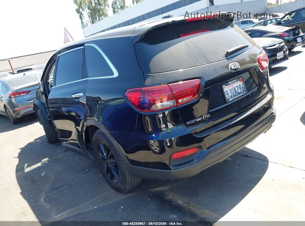 5XYPG4A37KG452034 2019 KIA SORENTO Black უკანა მარცხენა