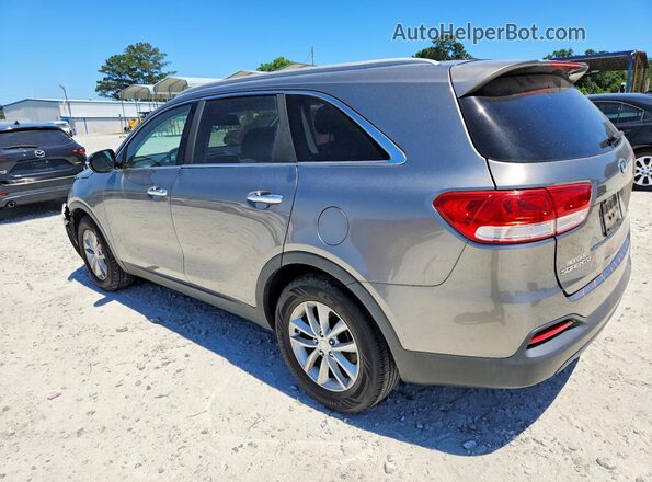 5XYPG4A38GG140344 2016 KIA SORENTO Gray 
