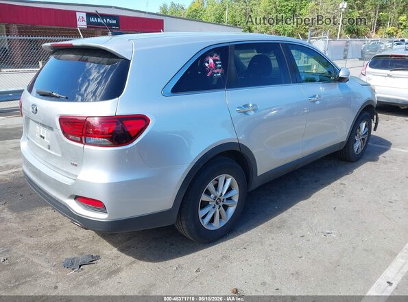 5XYPG4A38KG562218 2019 KIA SORENTO Silver Tył prawy