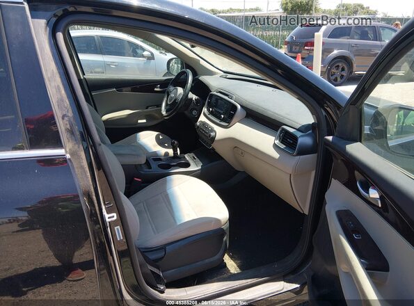 5XYPG4A39GG004370 2016 KIA SORENTO Black Սալոնի դիմացի տեսք