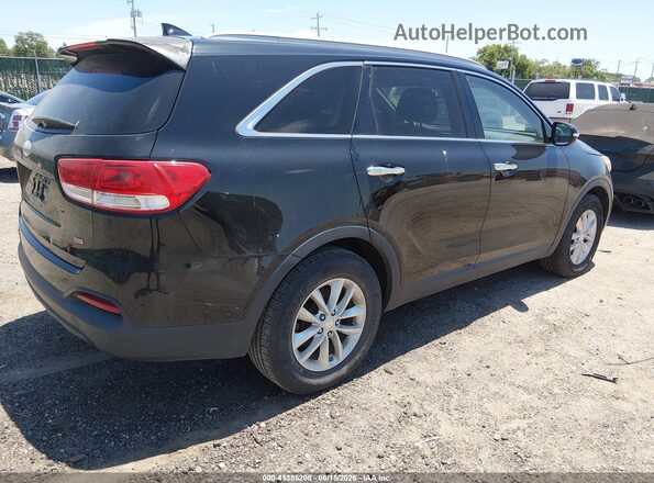 5XYPG4A39GG004370 2016 KIA SORENTO Black Հետևի աջ