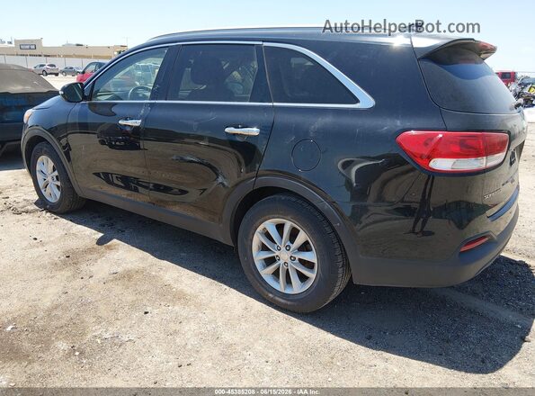 5XYPG4A39GG004370 2016 KIA SORENTO Black Հետևի ձախ