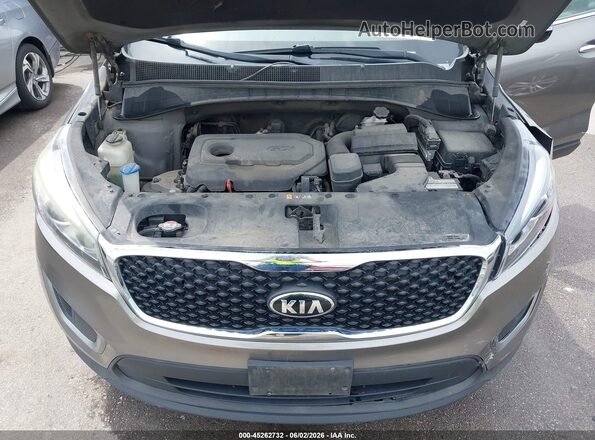 5XYPG4A39GG101794 2016 KIA SORENTO Gray Հետևի տեսք