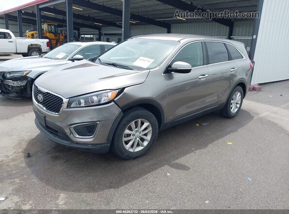 5XYPG4A39GG101794 2016 KIA SORENTO Gray Առջևի ձախ երեք քառորդ տեսարան