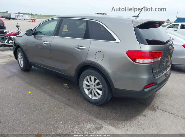 5XYPG4A39GG101794 2016 KIA SORENTO Gray Հետևի ձախ
