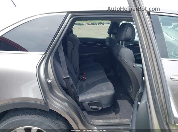 5XYPG4A39GG101794 2016 KIA SORENTO Gray VIN կոդի պիտակի տեսք