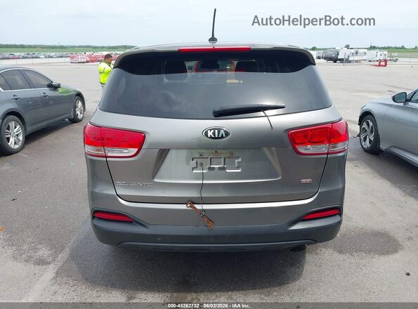 5XYPG4A39GG101794 2016 KIA SORENTO Gray 