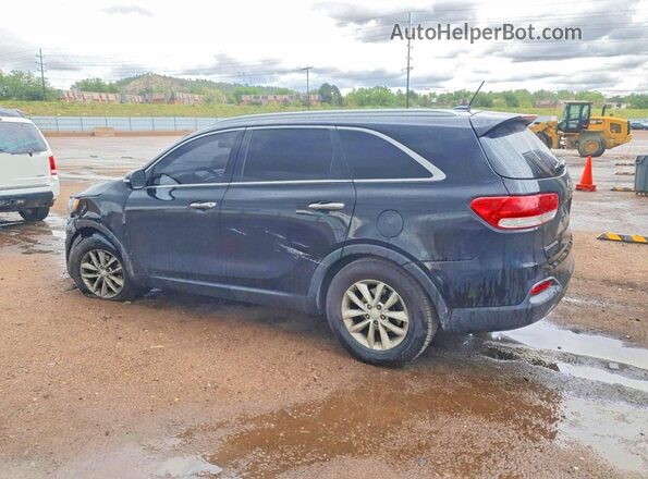 5XYPG4A39GG181582 2016 KIA SORENTO Black Rear left