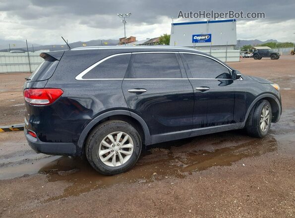5XYPG4A39GG181582 2016 KIA SORENTO Black Rear right