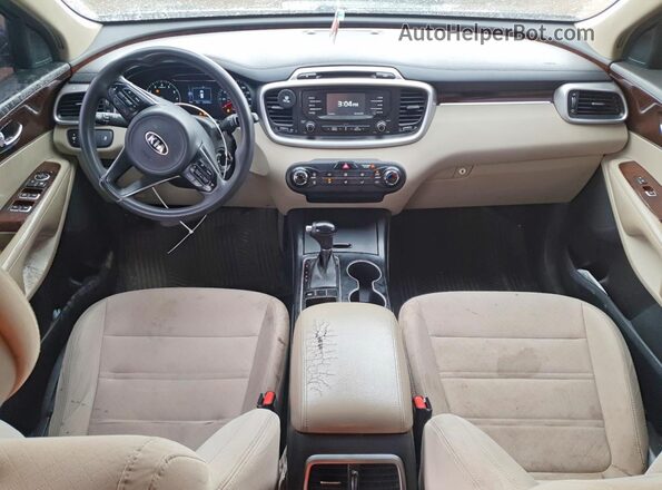 5XYPG4A39GG181582 2016 KIA SORENTO Black Dashboard view