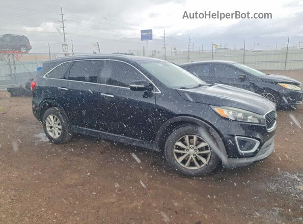 5XYPG4A39GG181582 2016 KIA SORENTO Black Front right