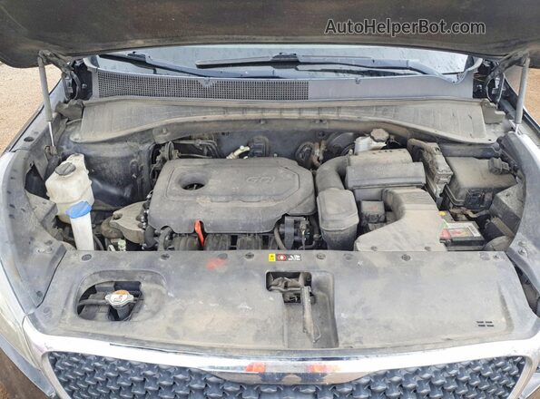 5XYPG4A39GG181582 2016 KIA SORENTO Black Rear interior view